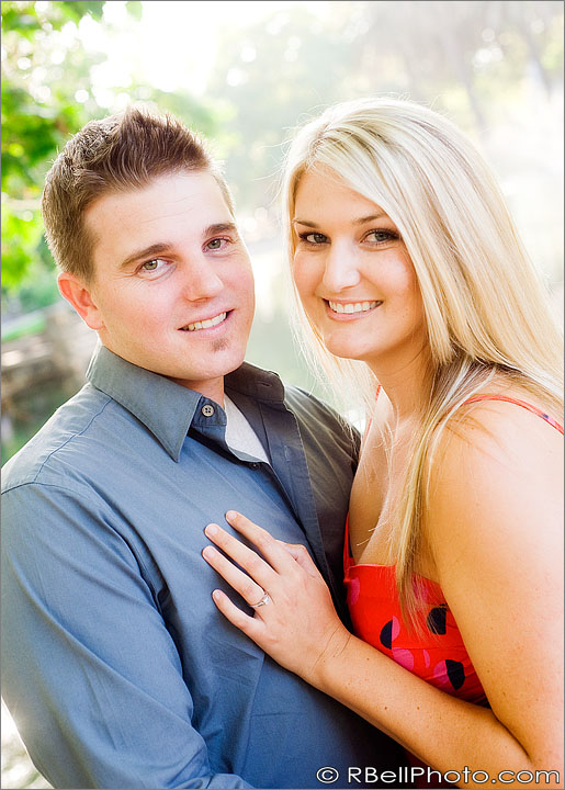 Orange engagement photography