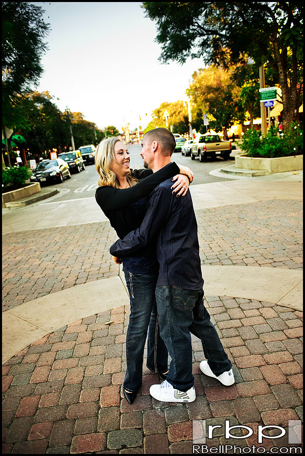 Riverside engagement photography