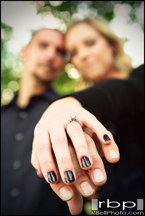 Riverside engagement photography