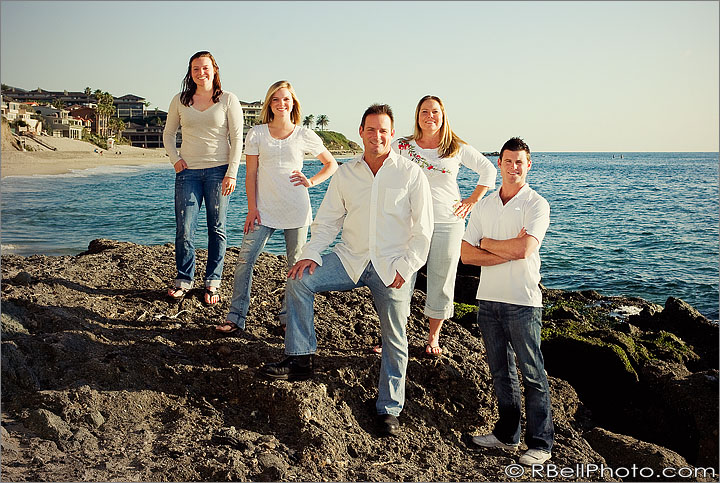 Laguna Beach Family portrait