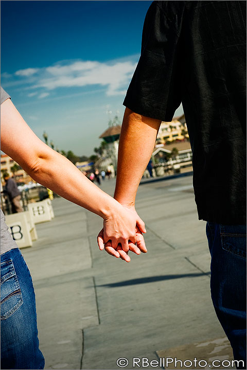 Orange County Wedding Photographer | Huntington Beach engagement session