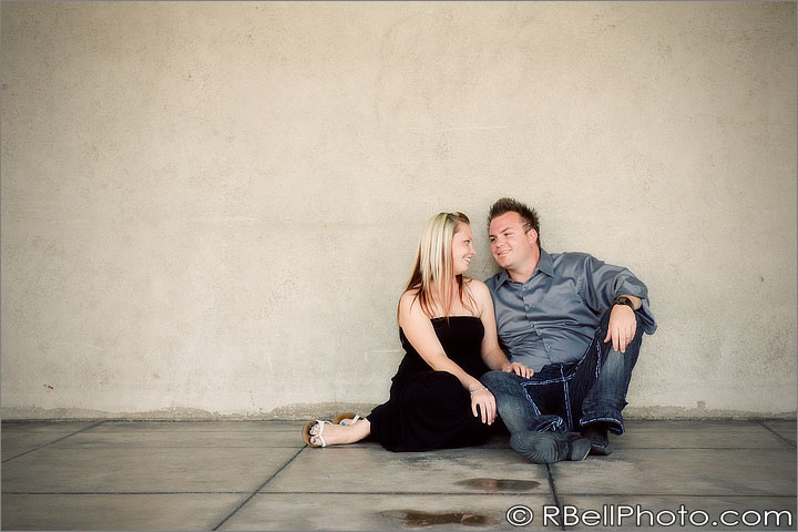 Riverside engagement photography