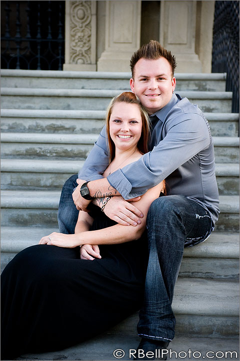 Riverside engagement photography