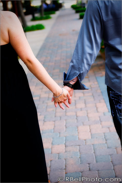 Riverside engagement photography