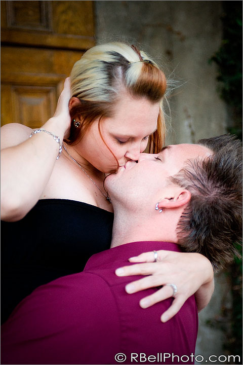 Riverside engagement photography