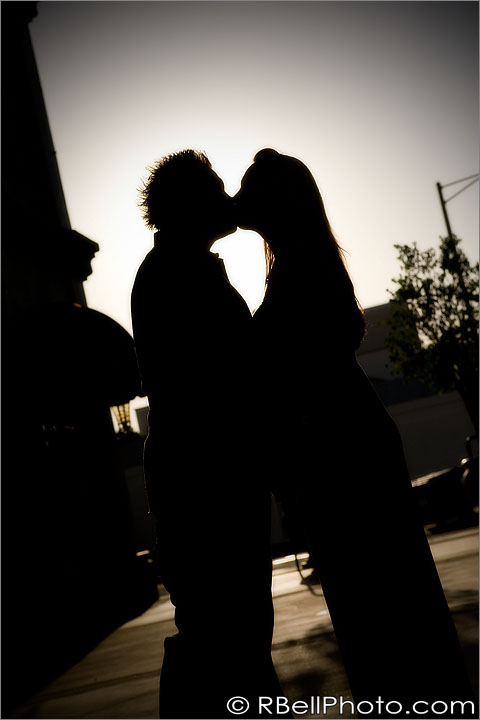 Riverside engagement photography