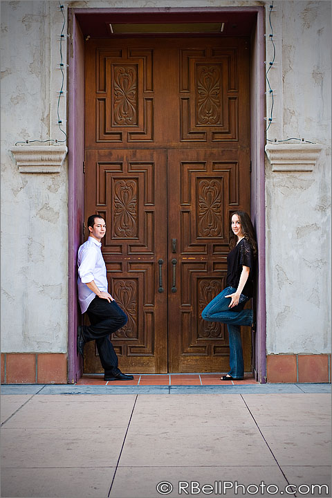 Riverside Wedding Photographer | Downtown Riverside engagement session | Mission Inn engagement session