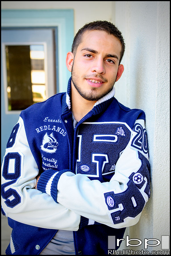 Redlands High School Senior Portraits | High School Football Photography