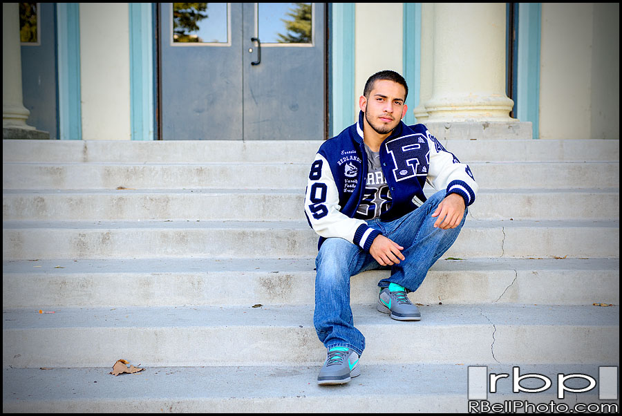 Redlands High School Senior Portraits | High School Football Photography